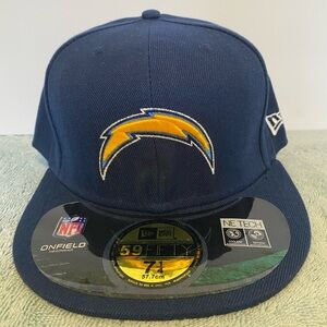 LA Chargers New Era Fitted Hat Size 7 1/4